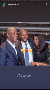 "I'm Weak" - Davido Reacts To Death Of Access Bank CEO Herbert Wigwe, His Wife And Son