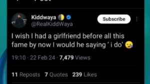 Why I Wish I Had A Girlfriend Before Fame - Bbnaija's Kiddwaya Reveals