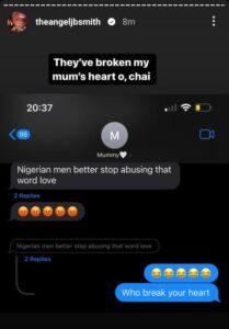 "They've Broken My Mom's Heart Chai!" — BBNaija Angel Smith Cries Out