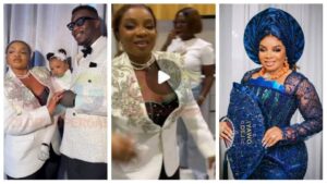 Reality TV star, Queen Mercy Atang has delivered a message to an unnamed person while showing off her wedding ring after a successful marriage to her fiancé, David