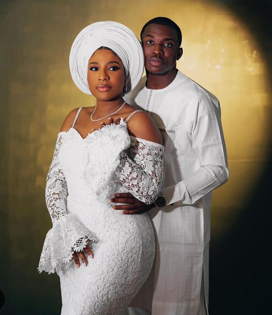 Gospel singer, Theophilus Sunday and his wife