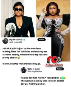 "She's Making Cool Dollars On Youtube, She Doesn't Need Them" Fans React To Ruth Kadiri's Lack Of Nominations & Awards At AMVCA