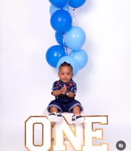 "My Your Life Be Filled With Love & Countless Blessings Son"- Chomzy Celebrates Her Step Child On His First Birthday (PHOTOS)