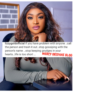  "Call Out Her Name With Your Full Chest"- Reactions As Actress Lizzy Gold Calls Out Someone Who Gossips & Keeps Grudges