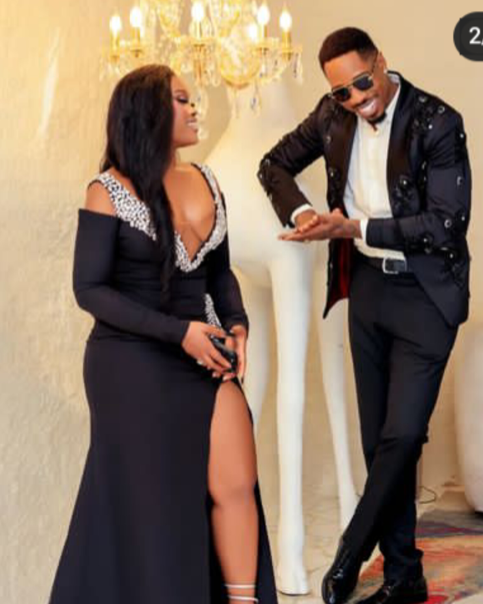 "You Won't Find Loyal And High Quality Women On Dating Apps" – BBNaija Ike Writes As He Shares Picture With Ceec
