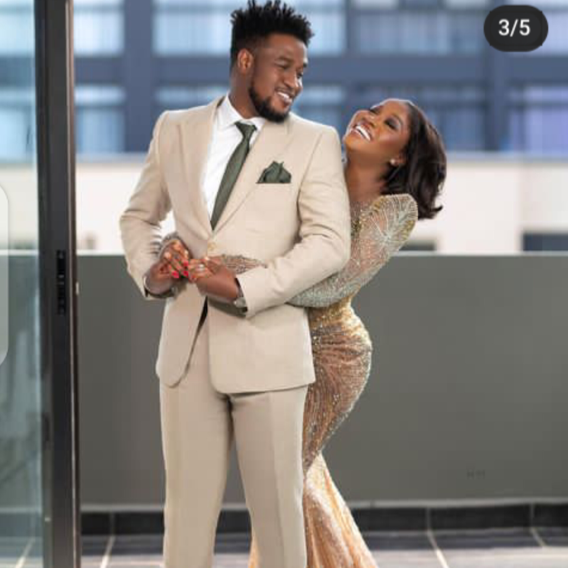 "My Safe Space" — Veekee James Writes As She Shares Picture With Her Husband (PHOTOS)