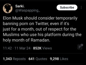 "Why Elon Musk Should Consider Banning Porn On Twitter" - Media Influencer, Reveals