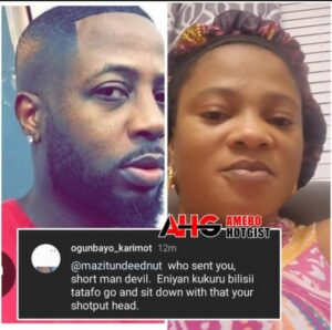 "Go and sit down with that your shot-put head" Mohbad's wife's sister, Karimot, goes off on Tunde Ednut for inteferring in their family matter by posting Wunmi's update