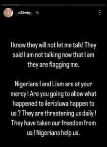 "They are threatening us daily, they have taken our freedom away from us, Nigerians help us" - Mohbad's wife cries out (VIDEO)