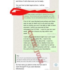 "I Want A Close Attention To My Child, So Your Fiance Is Not Seen As The Father....I'm Sorry For Any Hurt I Caused You"- Leaked Chats Between Lord Lamba & Queen Mercy Atang Surfaces (DETAIL)