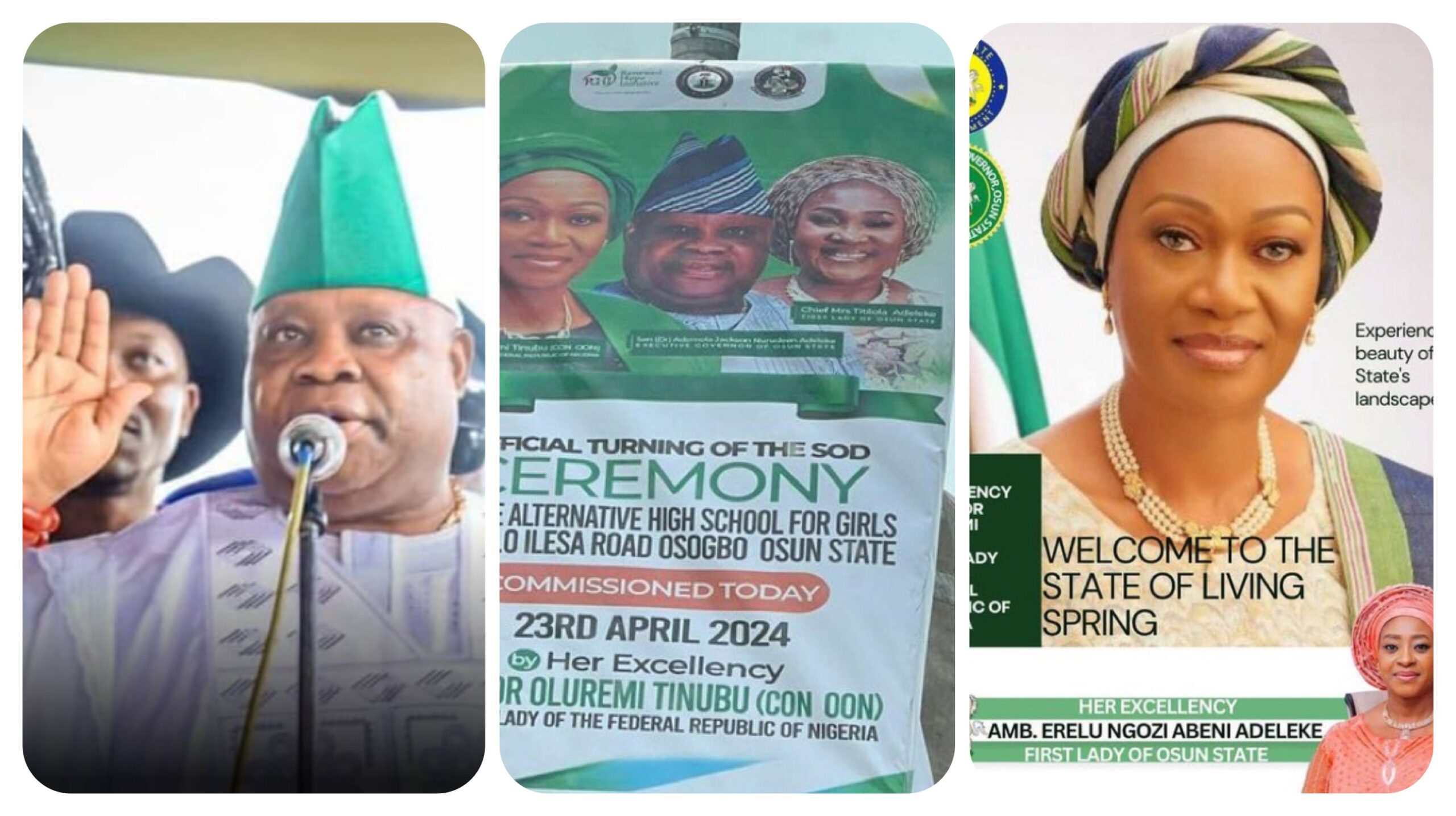 Two Wives of Ogun State Governor In Power Tussle To Welcome Nigeria First Lady
