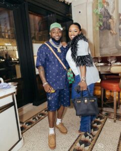 Davido and his wife, Chioma