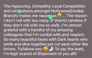  "I'm Legit Sc@red Of 85% Of Nollywood Asaba Actors, Beautiful Faces With Dark Hearts"- Actor Stephen Odimgbe Writes