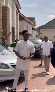 Moses Bliss surprises Artistes under his label with car gift (DETAIL/VIDEO)