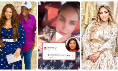 "Women H@te Polygamy But Love It With A Rich Man"- Reactions As Actress Regina Daniels Shows Support For Her Husband & Co-wife (VIDEO)