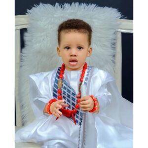 "You Shall Be 10 Times Greater Than Your Father"-Yul Edochie & Judy Austin Celebrates Son's 1st Birthday (PHOTOS)