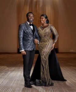 Prince Odi Okojie and Mercy Johnson