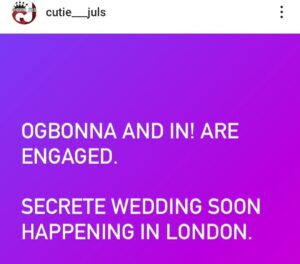 Actress Ini Edo & Ik Ogbonna Reportedly Engaged, Getting Set To Wed In London (DETAILS)