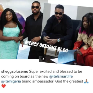 "God Is The Greatest"- Bbnaija Star, Sheggz Says As He Bags New Brand Ambassadorial Deal With Popular Telecomm Company (DETAIL)