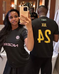 Enioluwa, Priscilla Ojo’s Bestfriend Reacts As Her Boyfriend Juma Jux Arrives Nigeria To Celebrate Birthday