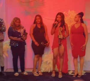 "I Dedicate This Award To My Godmother Who Brought Me To Limelight"- Actress Chinenye Eucharia Appreciates Estranged Godmother Destiny Etiko After Receiving First Award (VIDEO/PHOTOS)