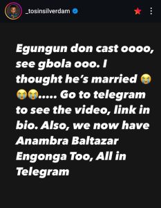 "Anambra Baltazar Engonga, Your Thing Is Not Even Mass!ve" - Netizens React to Egungun's L£ak£d T@p£ (VIDEO)