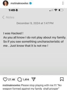 Beyonce's Mum Reacts To Reports Of Her Son-Inlaw & Diddy D£filing A 13 Year Old Girl