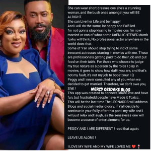 
"Leave Us Alone! We Do Not Owe You An Explanation For Our Actions In Our Marriage!!!" – Frederick Leonard Slams Trolls Dragging Wife Over Christmas Photos