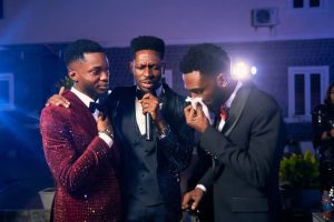"This Is How To Leave A Record Label"- Reactions As Moses Bliss Honours Artistes Festizie and Chizie in Emotional Send-Forth Ceremony
