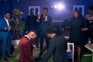 "This Is How To Leave A Record Label"- Reactions As Moses Bliss Honours Artistes Festizie and Chizie in Emotional Send-Forth Ceremony