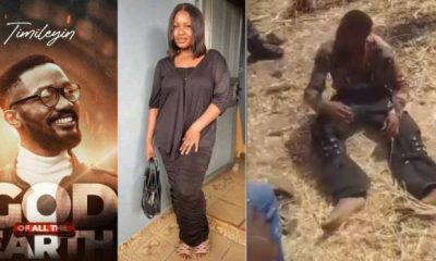 Gospel singer arrested after being found with girlfriend’s sev£red h£ad in Abuja, h£artbreaking video trends (Watch) A gospel singer and fitness enthusiast, Oluwatimileyin Ajayi has been arrested after he was caught with the sev£red head of his girlfriend in Abuja. Timileyin Ajayi was apprehended on Sunday, Jan. 12, near a church in Orozo, Abuja. It was reported that eyewitnesses saw the gospel singer carrying a black nylon bag with flies following him. Ajayi, said to be from Kabba in Kogi State, was searched and was seen with a fresh human head that appeared to be his girlfriend’s While being questioned by police in a video shared online, Ajayi is seen disclosing that he had dated the lady for one year before k!lling her. In his defense, he revealed that he and his girlfriend engaged in a h£ated f!ght, and she tried to st@b him with a kn!fe. However, things turned unexpected as he ended up beheading her.