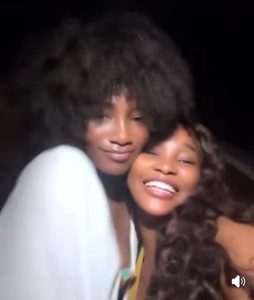 "I'll Keep Making You Proud" - Actress Sandra Okunzuwa Shares Excitement After Meeting Genevieve Nnaji (Video/Photos)