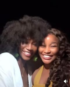 "I'll Keep Making You Proud" - Actress Sandra Okunzuwa Shares Excitement After Meeting Genevieve Nnaji (Video/Photos)