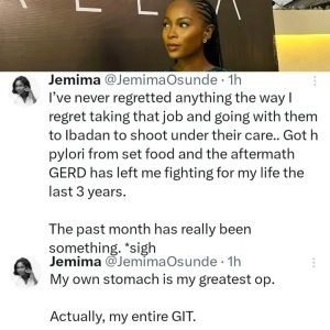 "Taking A Movie Job In Ibadan Has Left Me Fighting For My Life The Last 3 Years"- Actress Jemima Osunde Opens Up About 3-Year Health Struggle After Movie Set Incident (DETAILS)