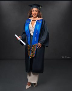 “As the first daughter in my family... I chose to work and wait and put higher education on hold to support my siblings to ensure they all go to school" - Actress, Juliet Ibrahim says as she bags her First Degree